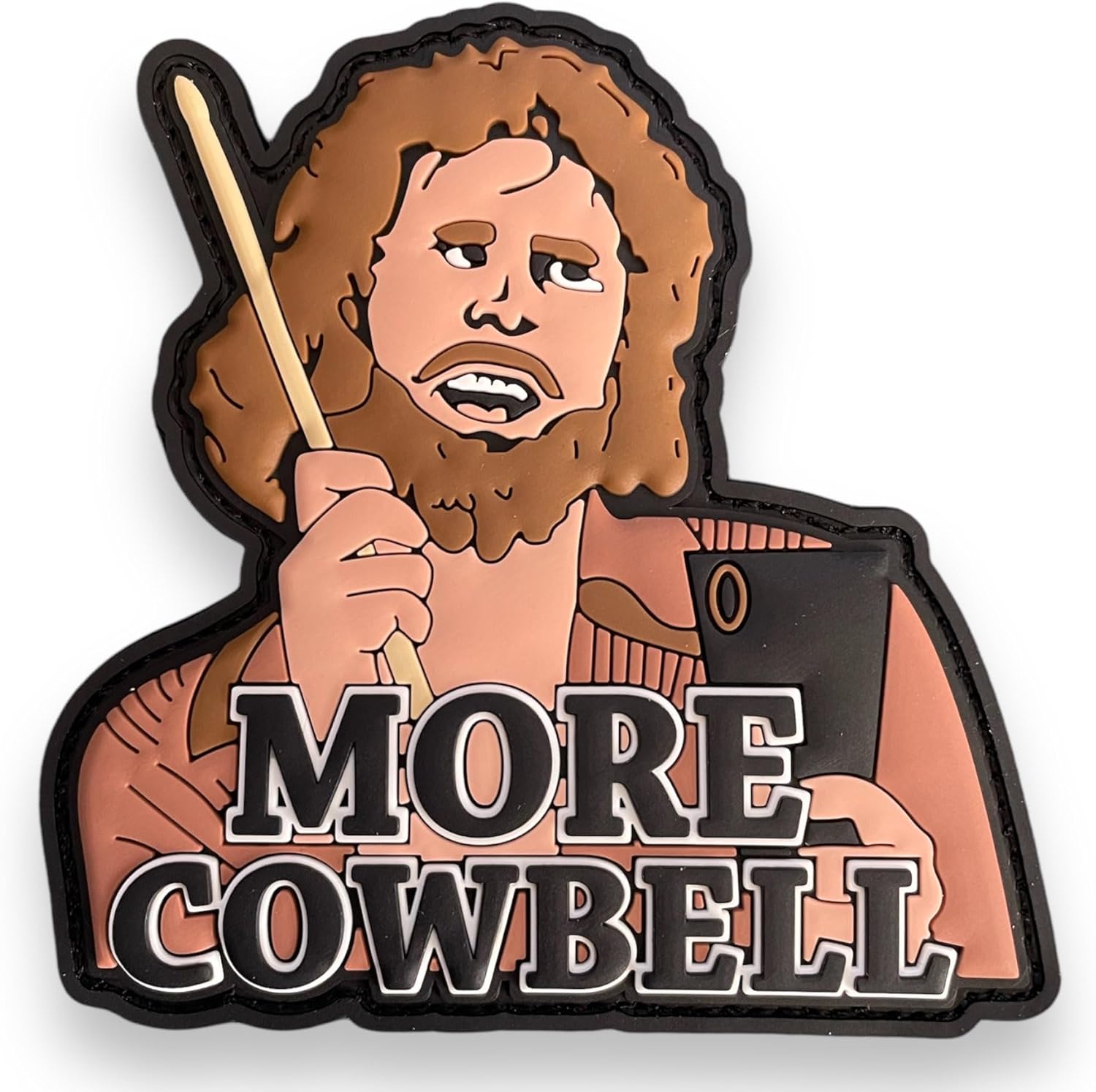 Jestik More Cowbell PVC Morale Patch - More Cowbell