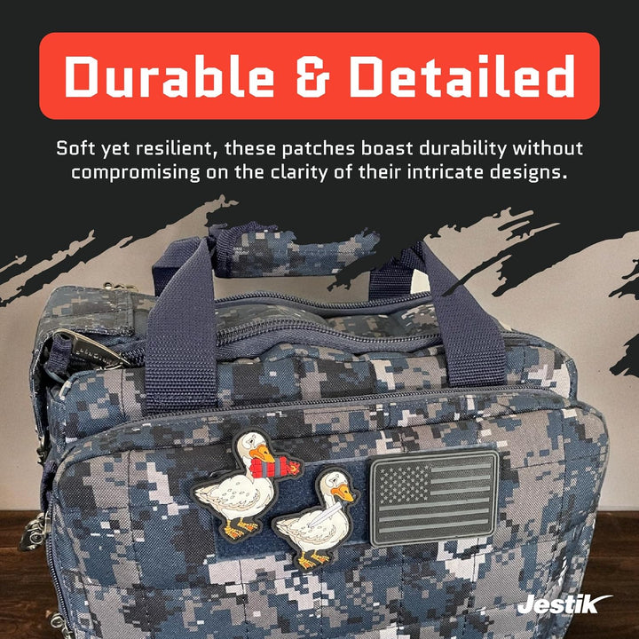 Jestik Two Cute Ducks Funny PVC Morale Patch - Duck Explosives