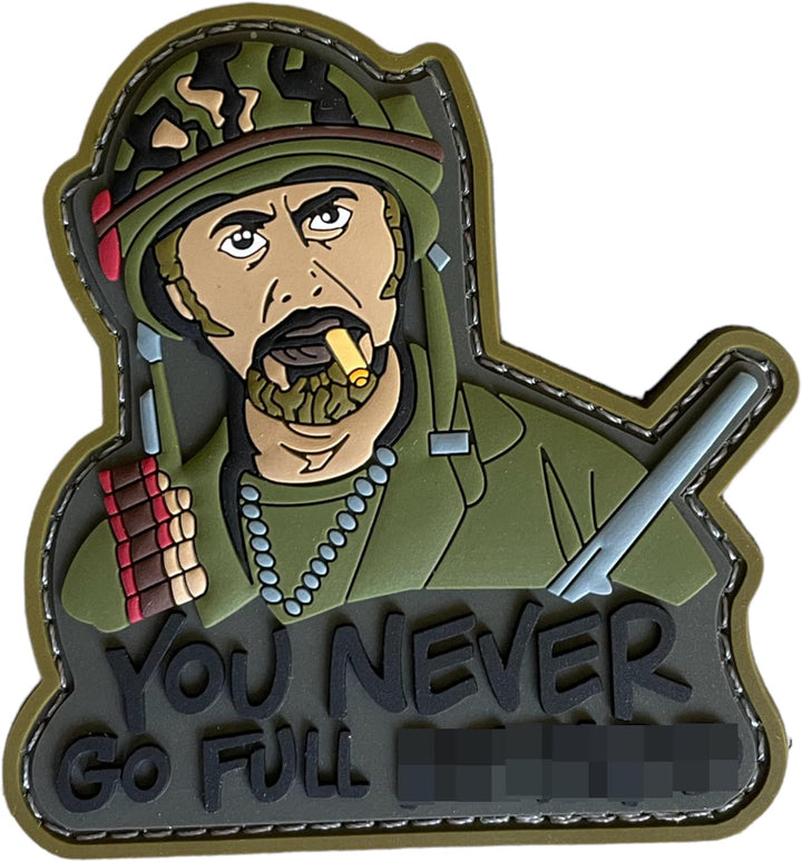 Jestik Never Go Full R PVC Morale Patch - Full-R