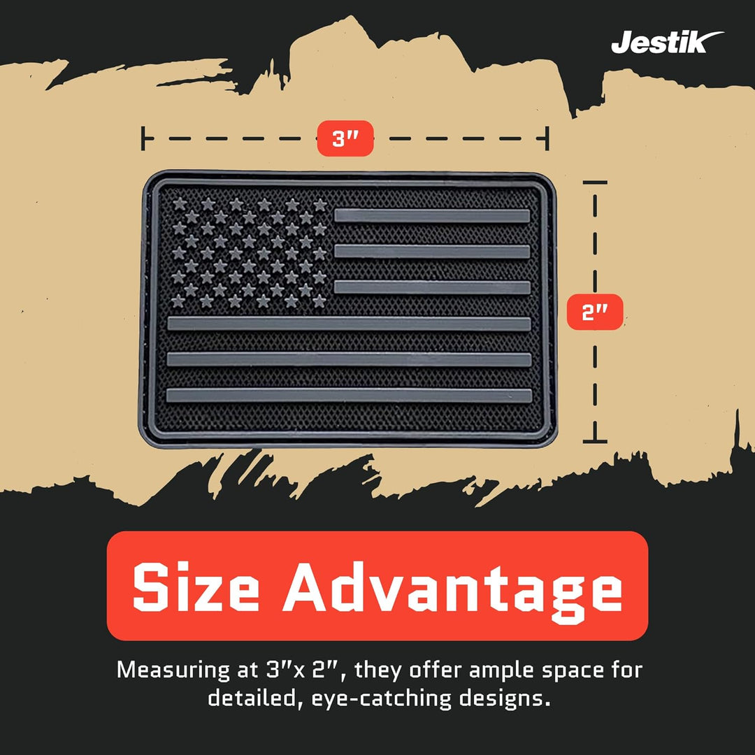 Jestik US American Flag PVC Patch - flag-001