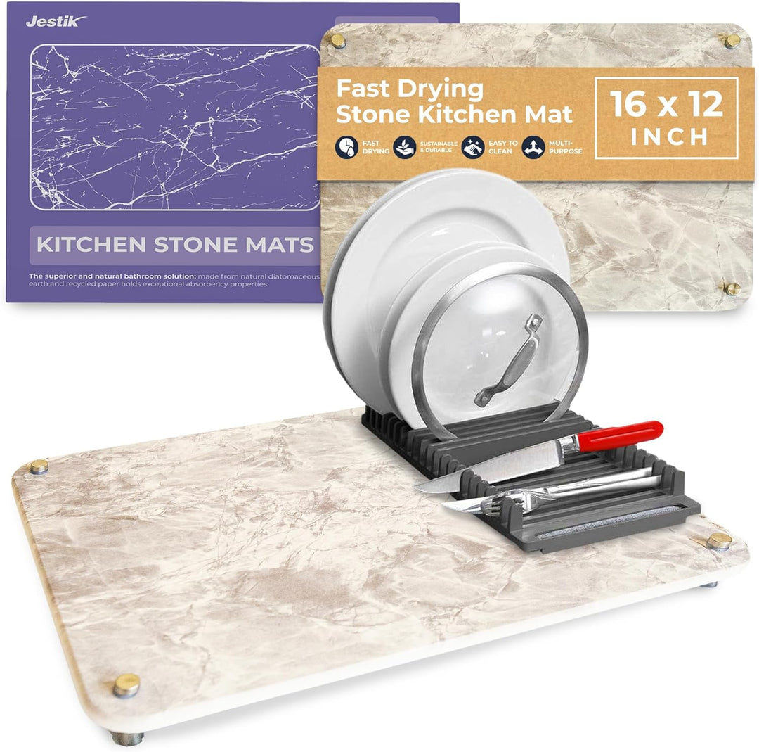 Jestik Stone Drying Mat for Kitchen Counter