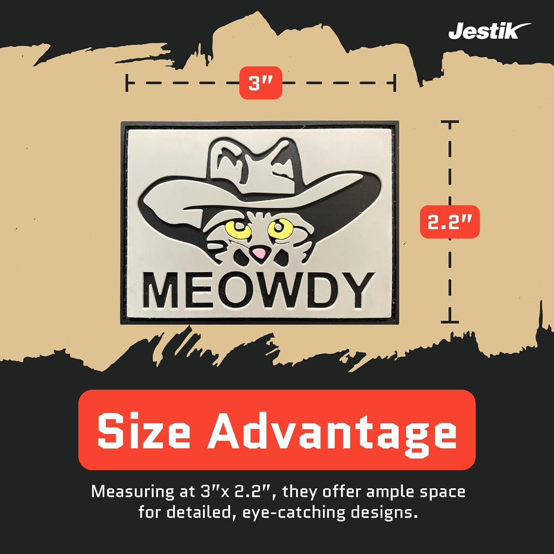 Jestik Meowdy PVC Morale Patch - Meowdy