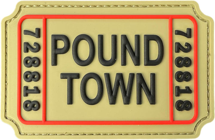 Jestik Pound Town PVC Morale Patch -  Pound_Town-FBA