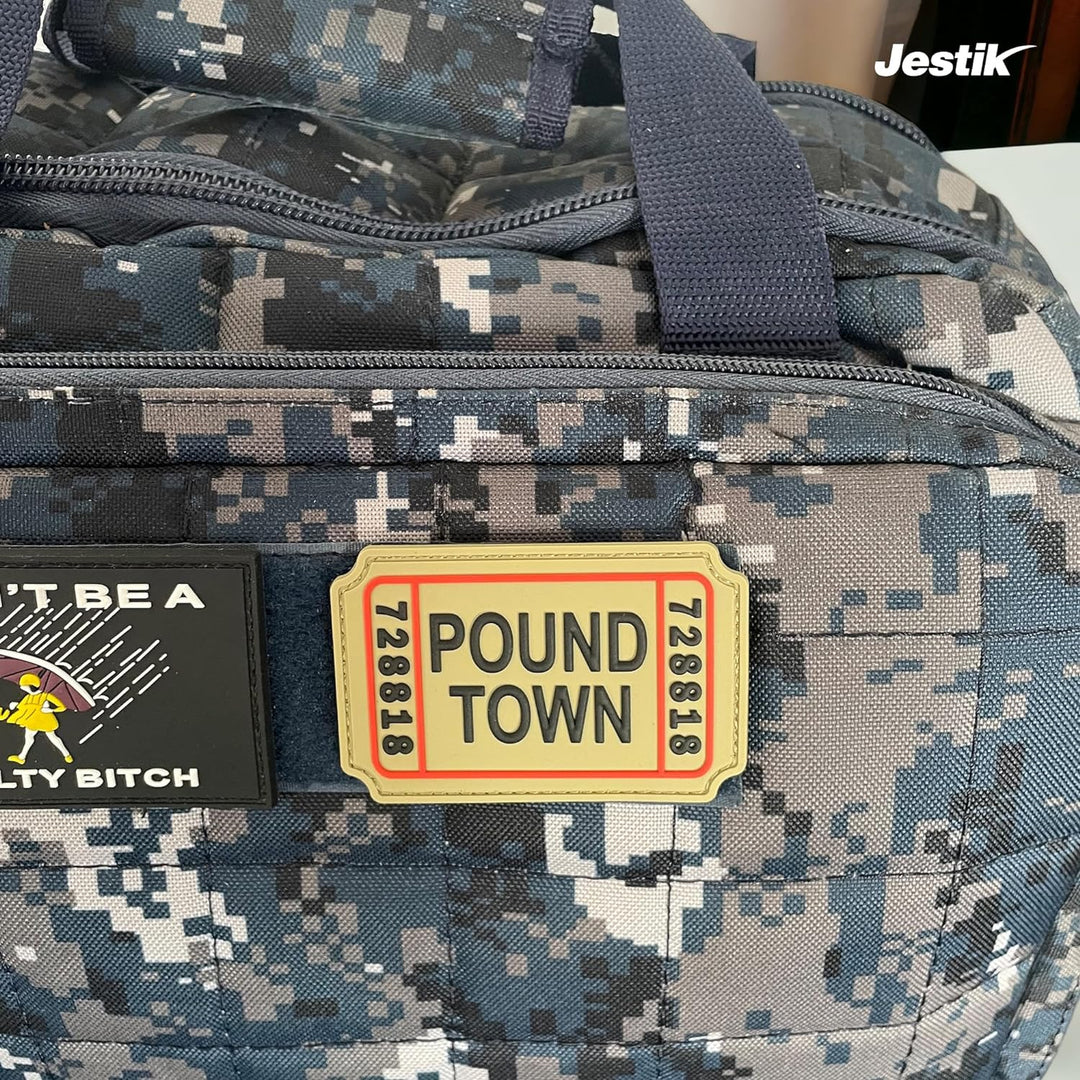 Jestik Pound Town PVC Morale Patch -  Pound_Town-FBA