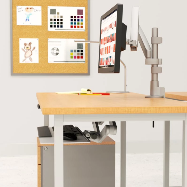 Workrite Solace Stealth Standing Desk Converter