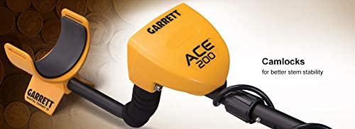 Garrett ACE 200 Metal Detector with Waterproof Search Coil and Treasure Sound Headphone