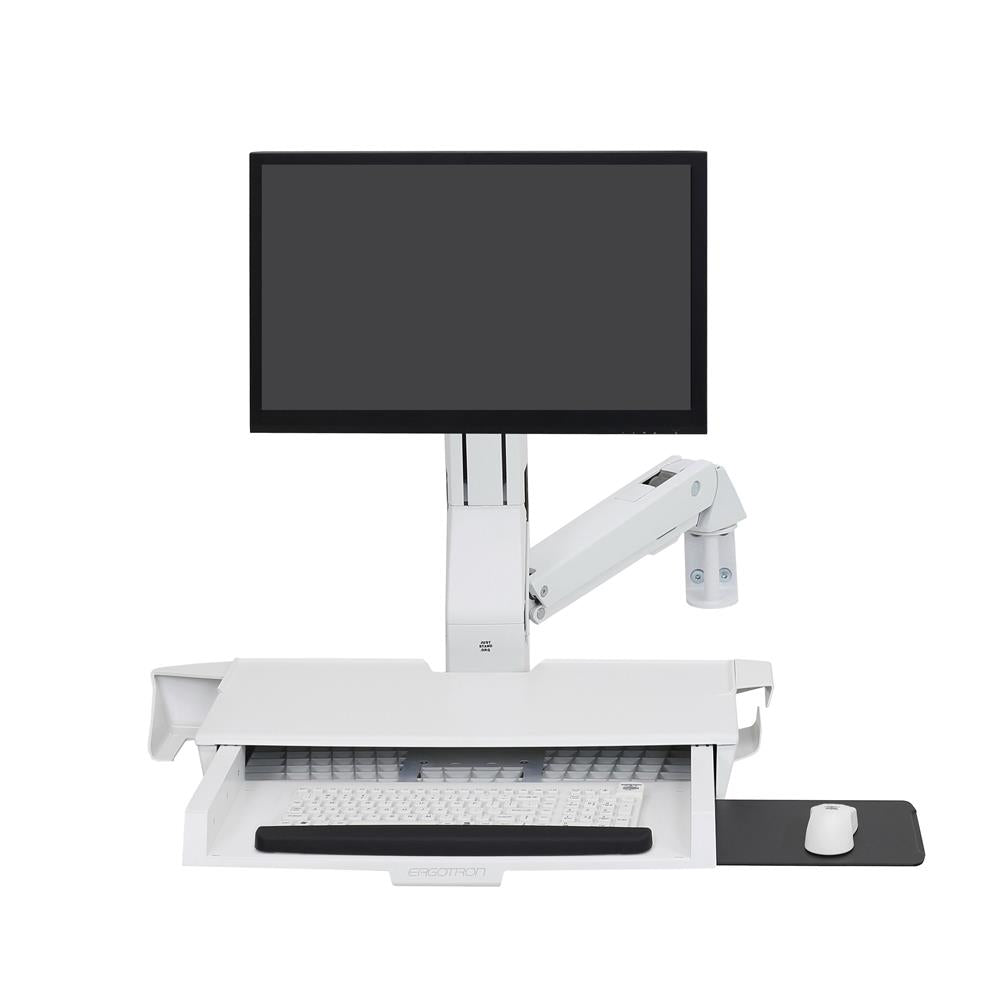 Ergotron SV Combo Arm with Worksurface & Pan