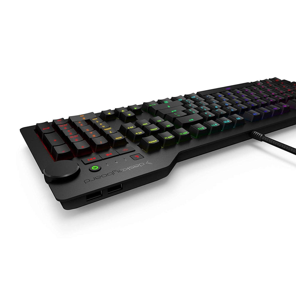 Das Keyboard Keyboard Das Keyboard 4Q: World’S First Smart RGB Cherry MX Mechanical Keyboard - Brown Soft Tactile