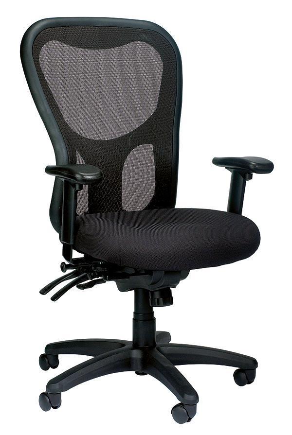 Eurotech Office Chair BLACK MESH / None Eurotech apollo high-back multi-function w/ seat slider