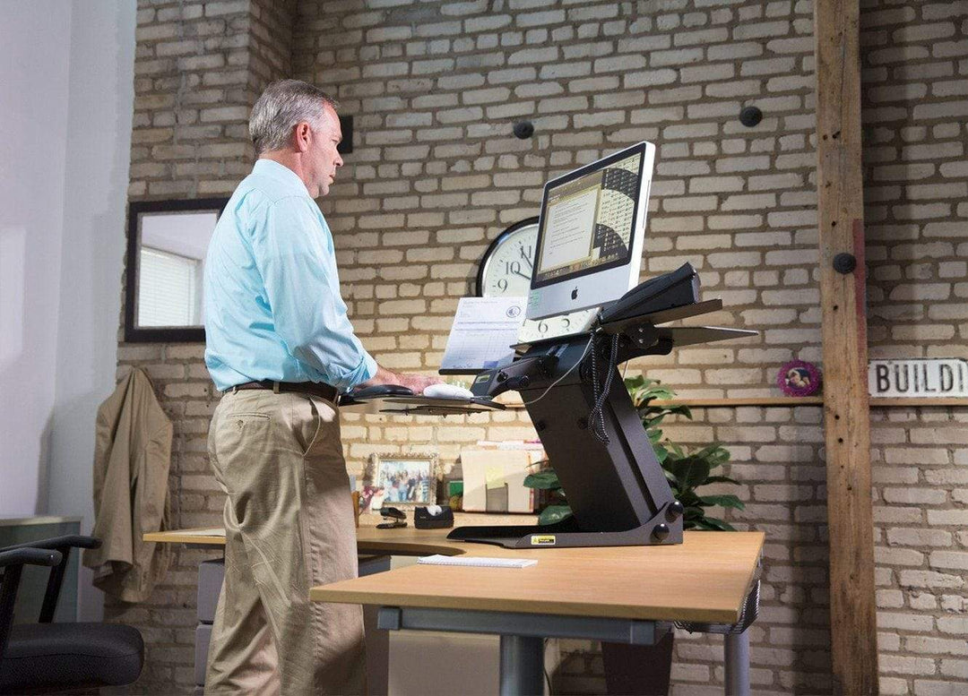 HealthPostures Electric Standing Desks HealthPostures 6100 TaskMate Executive Standing Desk