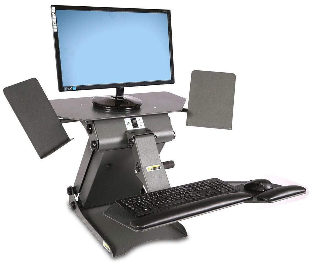 HealthPostures Electric Standing Desks HealthPostures 6100 TaskMate Executive Standing Desk