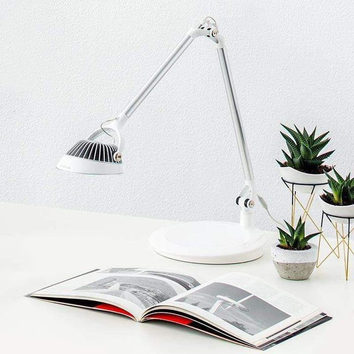 Humanscale Computer Lamp Desktop Base / White Humanscale Element Vision Task Light