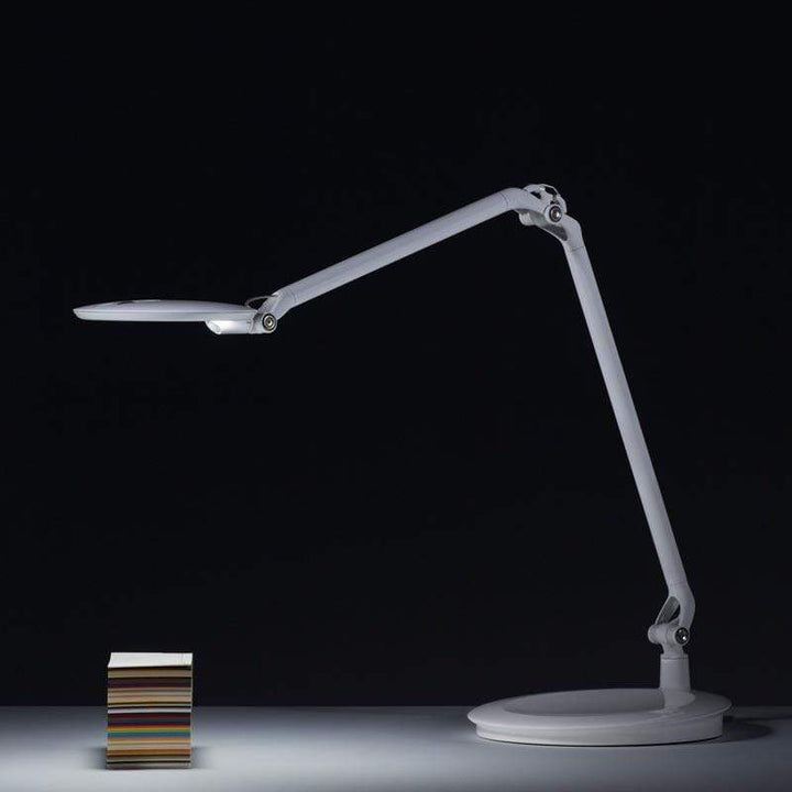 Humanscale Desk Lamp Desktop Base / White Humanscale Element Disc Task Light