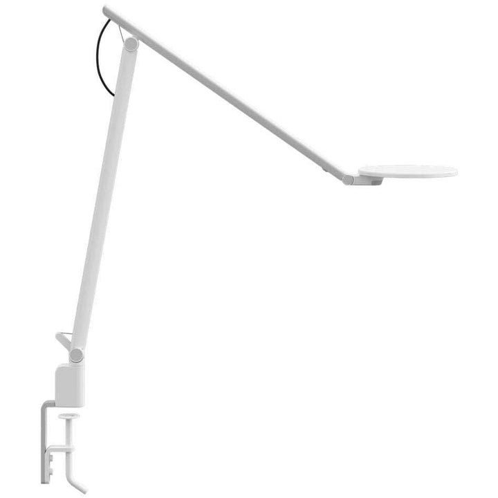 Humanscale Lighting Nova Task Light Extended Arms / Clamp Base / Arctic White Humanscale NOVA TASK LIGHT