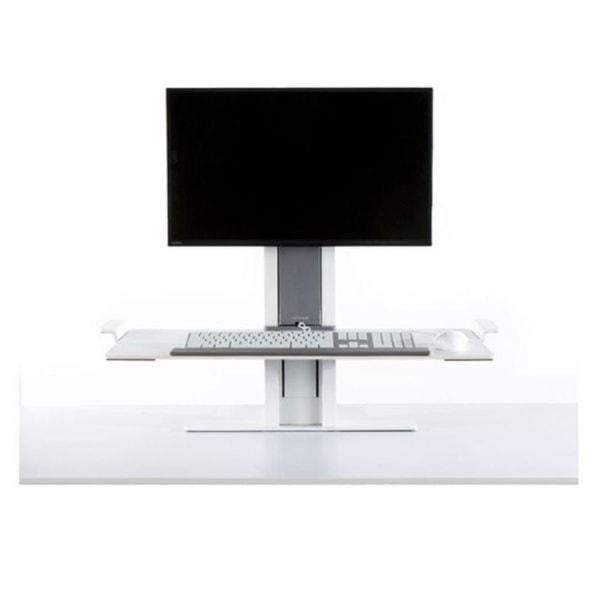 Humanscale Monitor Sit/Stand FREESTANDING BASE / Black Humanscale Quickstand Sit to Stand Workstation