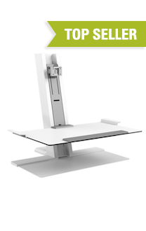 Humanscale Monitor Sit/Stand FREESTANDING BASE / Black Humanscale Quickstand Sit to Stand Workstation