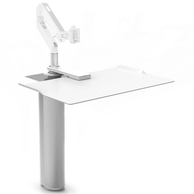 Humanscale Under Desk Black / Single Monitor Mount (5" of manual adjustment) Humanscale QUICKSTAND UNDER DESK