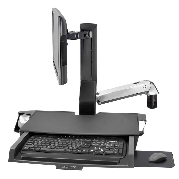 Ergotron SV Combo Arm with Worksurface & Pan