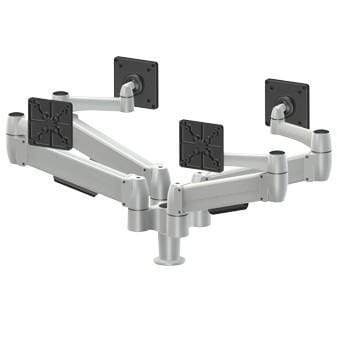 SpaceCo Quad Monitor Arm VESA / PLATINUM SpaceCo SpaceArm Quad Arm